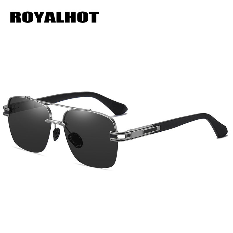 RoyalHot Men's Polarized Metal Driving Sunglasses Unisex