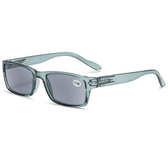 HD Gray Light Blocking UV PC Reading Glasses With Case