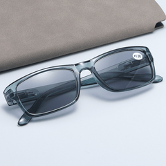HD Gray Light Blocking UV PC Reading Glasses With Case