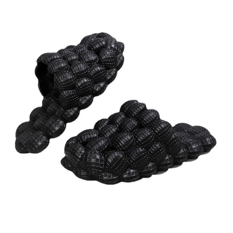 Boys Closed Toe Bubble Slides Quick Dry Slippers