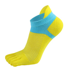 3 Pairs Colorblock Toe Socks Low Cut Sports Women's Stockings