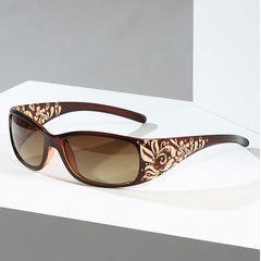 Flower Pattern Polarized Sunglasses UV400
