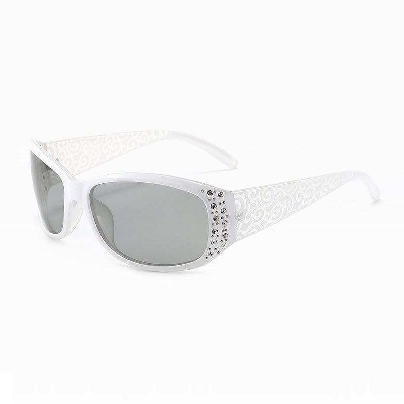 Flower Pattern Polarized Sunglasses UV400