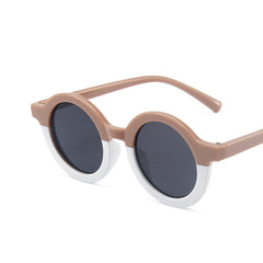 Round Sunglasses Men Women Kpop Block Glasses UV400