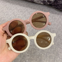 Round Sunglasses Men Women Kpop Block Glasses UV400