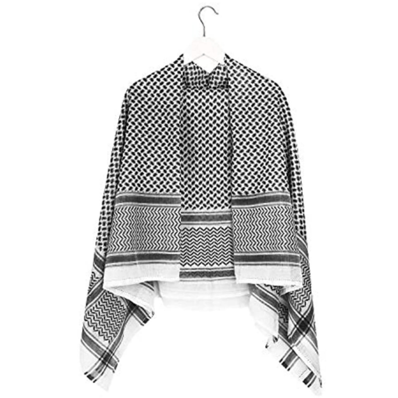 55Inch Men's Arab Shemagh Headscarf Muslim Keffiyeh Arabic Scarf
