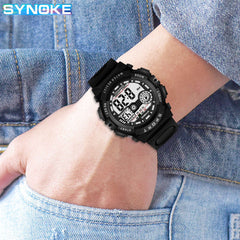 SYNOKE Student Electronic Watch Sports Waterproof Boy Watch