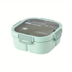 Portable Insulated Lunch Box for Office Workers Square Divided