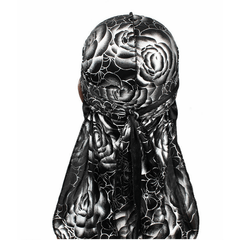 Rose Silk Pirate Hat Hip Hop Cape Hat For Men
