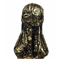 Rose Silk Pirate Hat Hip Hop Cape Hat For Men