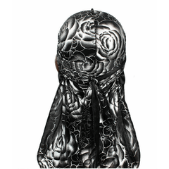 Rose Silk Pirate Hat Hip Hop Cape Hat For Men