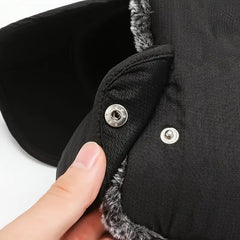 Winter Warm Windproof Thick Ski Cap Men's Ear Cover Soft Hot Cap