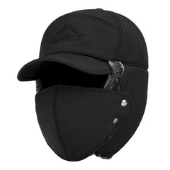 Winter Warm Windproof Thick Ski Cap Men's Ear Cover Soft Hot Cap