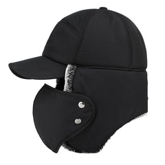 Winter Warm Windproof Thick Ski Cap Men's Ear Cover Soft Hot Cap