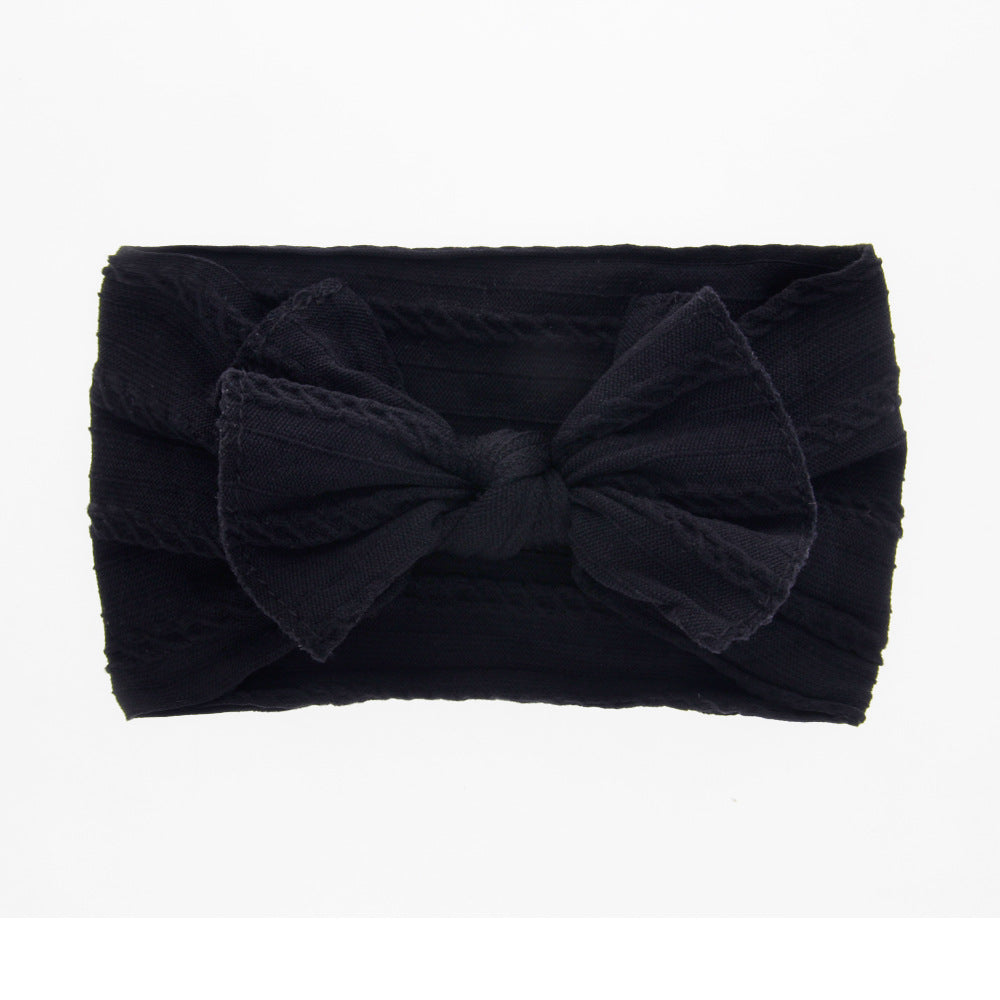 6pcs Soft Bowknot Headbands for Baby Girls