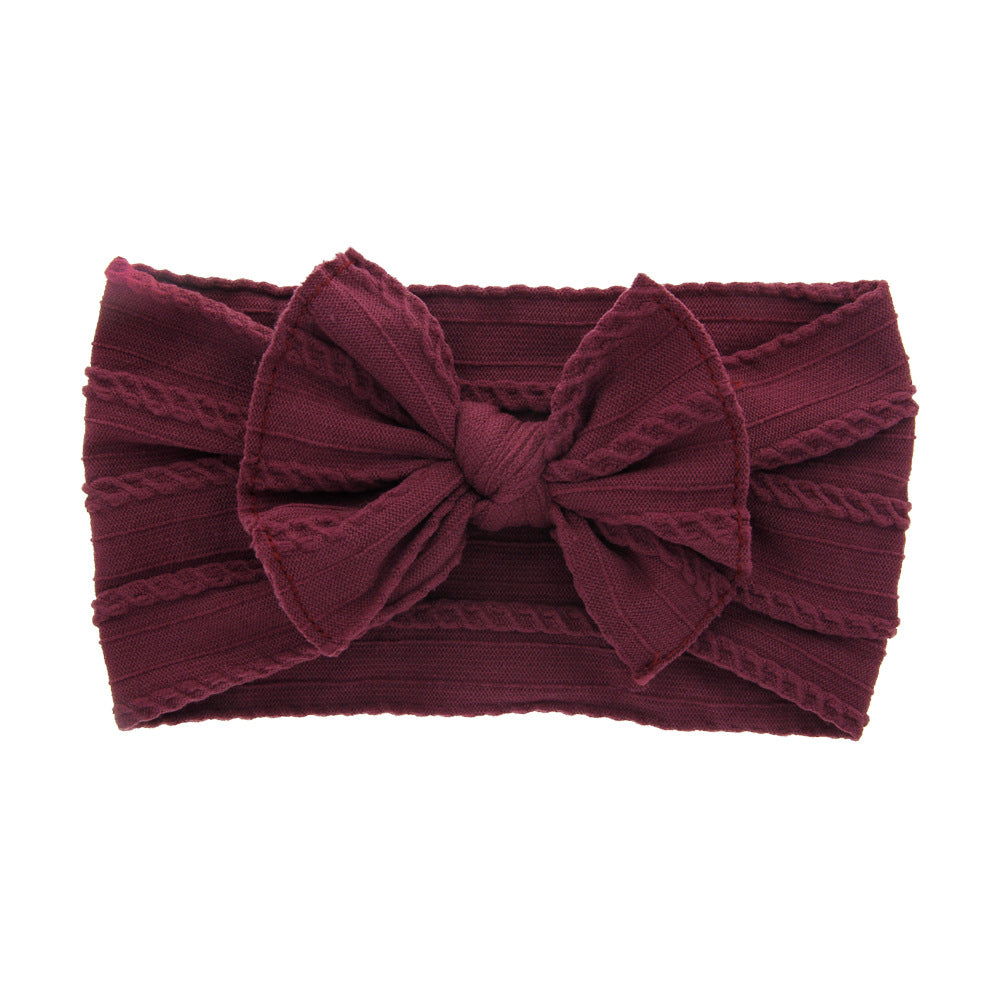 6pcs Soft Bowknot Headbands for Baby Girls
