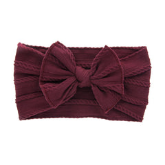 6pcs Soft Bowknot Headbands for Baby Girls