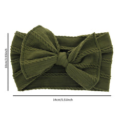 6pcs Soft Bowknot Headbands for Baby Girls