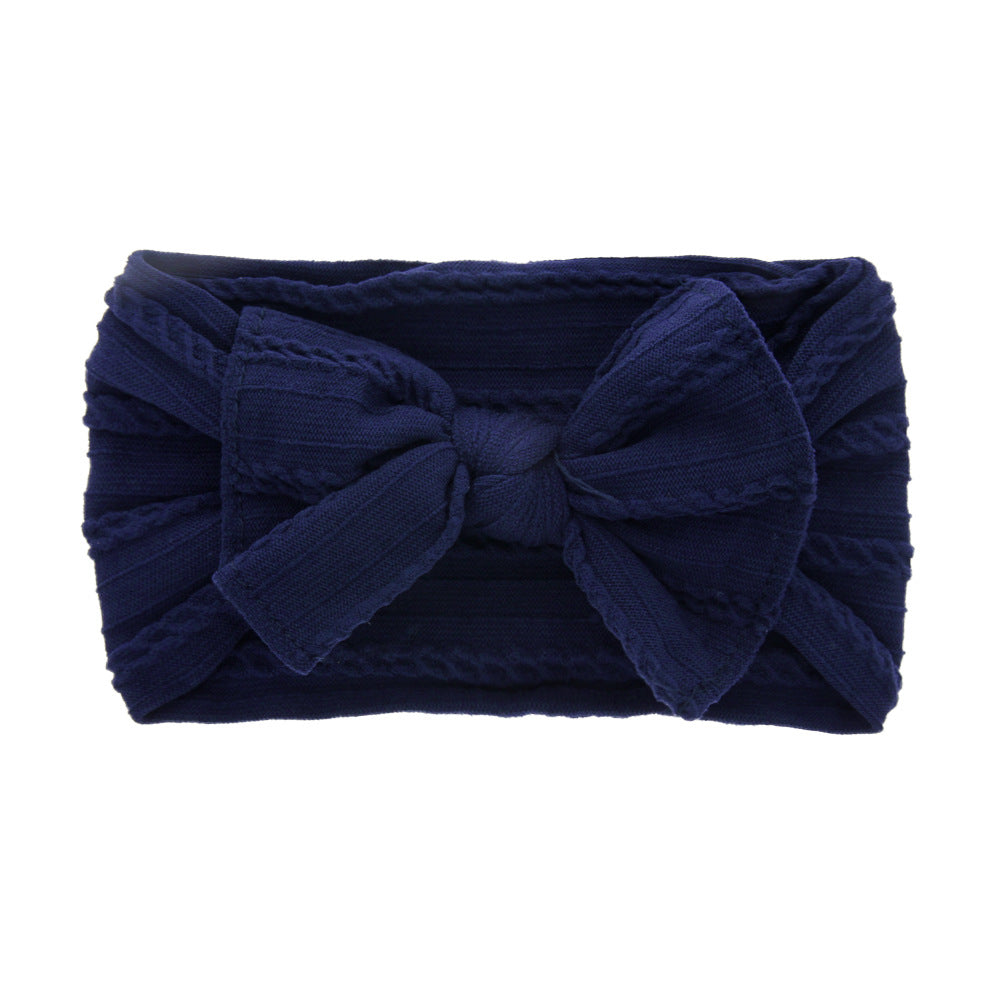 6pcs Soft Bowknot Headbands for Baby Girls