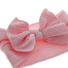 6pcs Soft Bowknot Headbands for Baby Girls