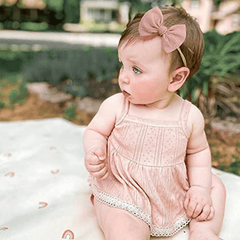 10pcs 4.5in 11 Bowknot Headbands Soft Elastic Nylon Headwear Baby Girls