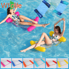 Inflatable Water Hammock Recliner Floating Swimming Mattress - Pool Party Toy