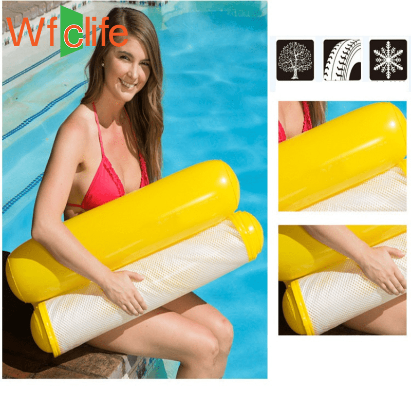 Inflatable Water Hammock Recliner Floating Swimming Mattress - Pool Party Toy