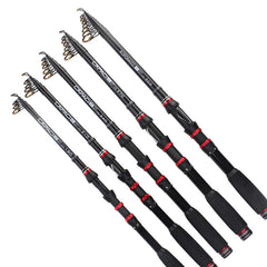 Telescopic Carbon Fiber Fishing Rod for Saltwater Freshwater Fishing