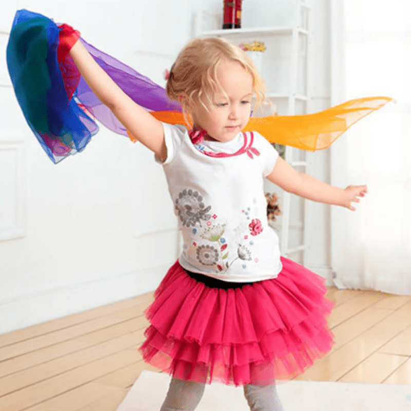 3pcs 6pcs Kids Dance Candy Scarf - Random Game Small Scarf