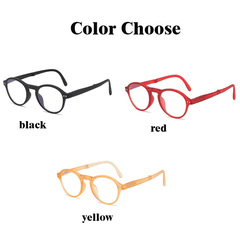 Folding Anti Light Reading Glasses with Case
