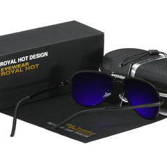 RoyalHot Polarized Metal Outdoor Driving Sunglasses