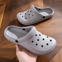 Unisex Lightweight Comfy Clogs Hollow Out Non Slip Garden Shoes