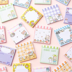 Cute Cartoon Message Board for Girls, Ins Wind Sticker, Reusable, 80 Pages