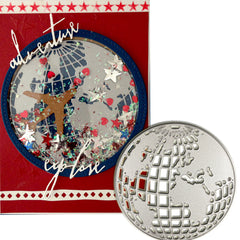 Earth Die Cuts Globe Shape Cutting Die For Card Making Scrapbooking DIY Crafts