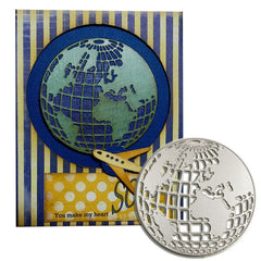 Earth Die Cuts Globe Shape Cutting Die For Card Making Scrapbooking DIY Crafts