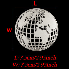Earth Die Cuts Globe Shape Cutting Die For Card Making Scrapbooking DIY Crafts