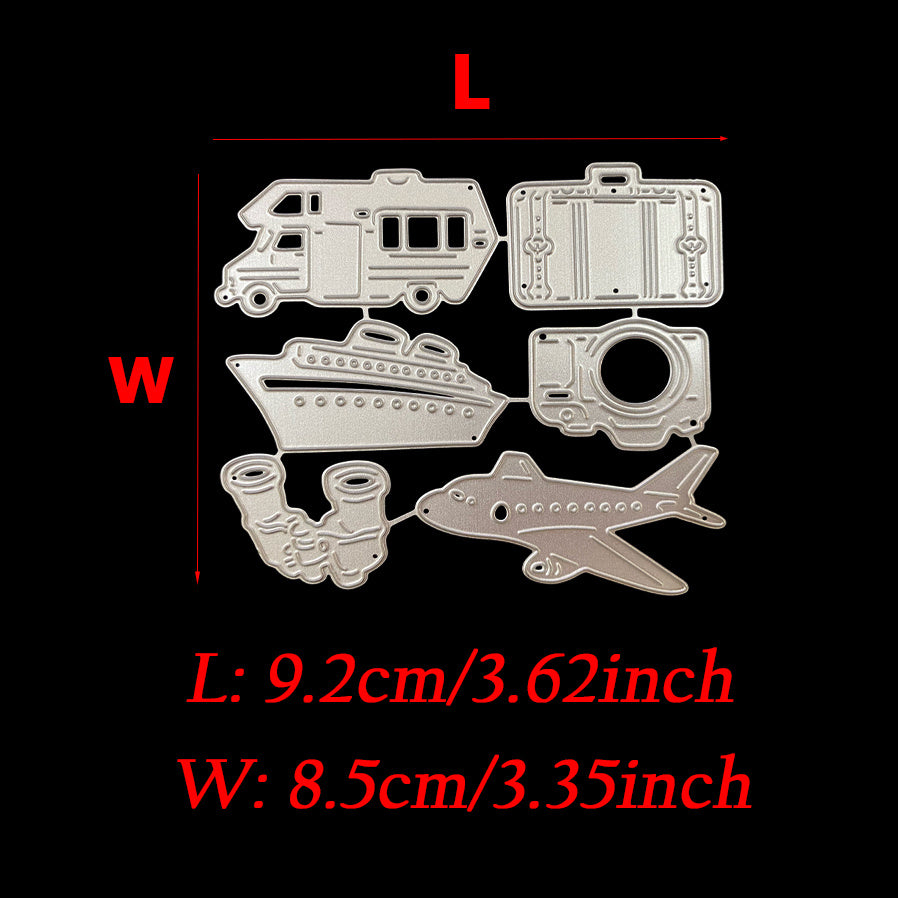 1pc Travel Transportation Die Cuts Metal Cutting Die For DIY Crafts