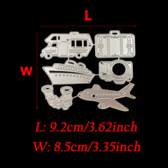 1pc Travel Transportation Die Cuts Metal Cutting Die For DIY Crafts