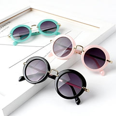Men's Sunglasses with Cases Round Frame Glasses