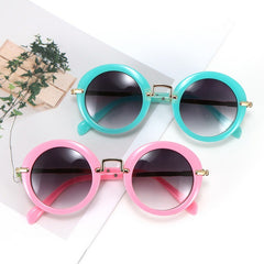 Men's Sunglasses with Cases Round Frame Glasses