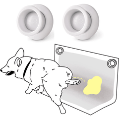 2 Pack Magnetic Potty Training Pad Holder for Dogs
