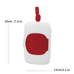 Tot On The Go Wipes Dispenser Gray