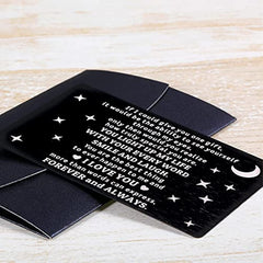 Husband Boyfriend Birthday Wallet Insert Card From Wife Girlfriend Valentin...