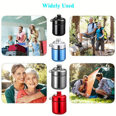 Waterproof Pill Organizer Keychain Box