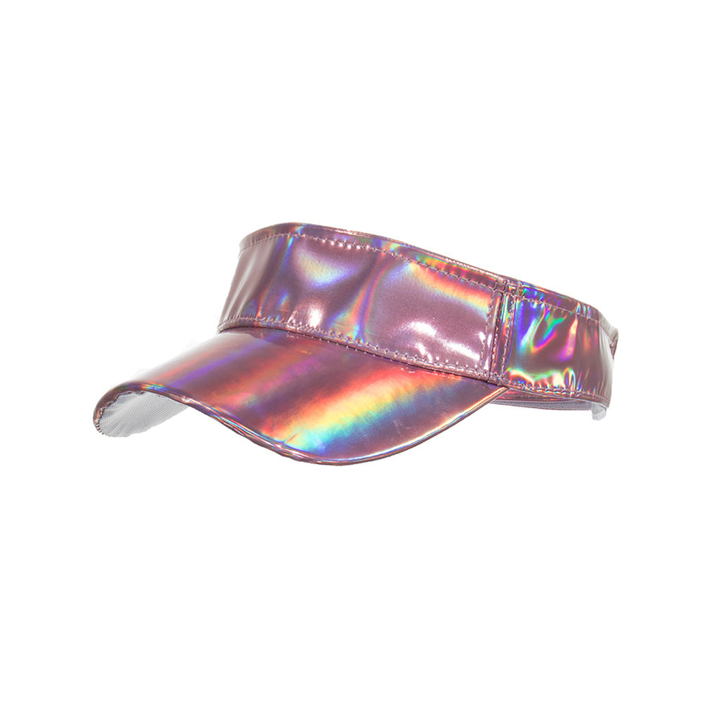 PU Laser Y2K Empty Top Hat Sun Hat