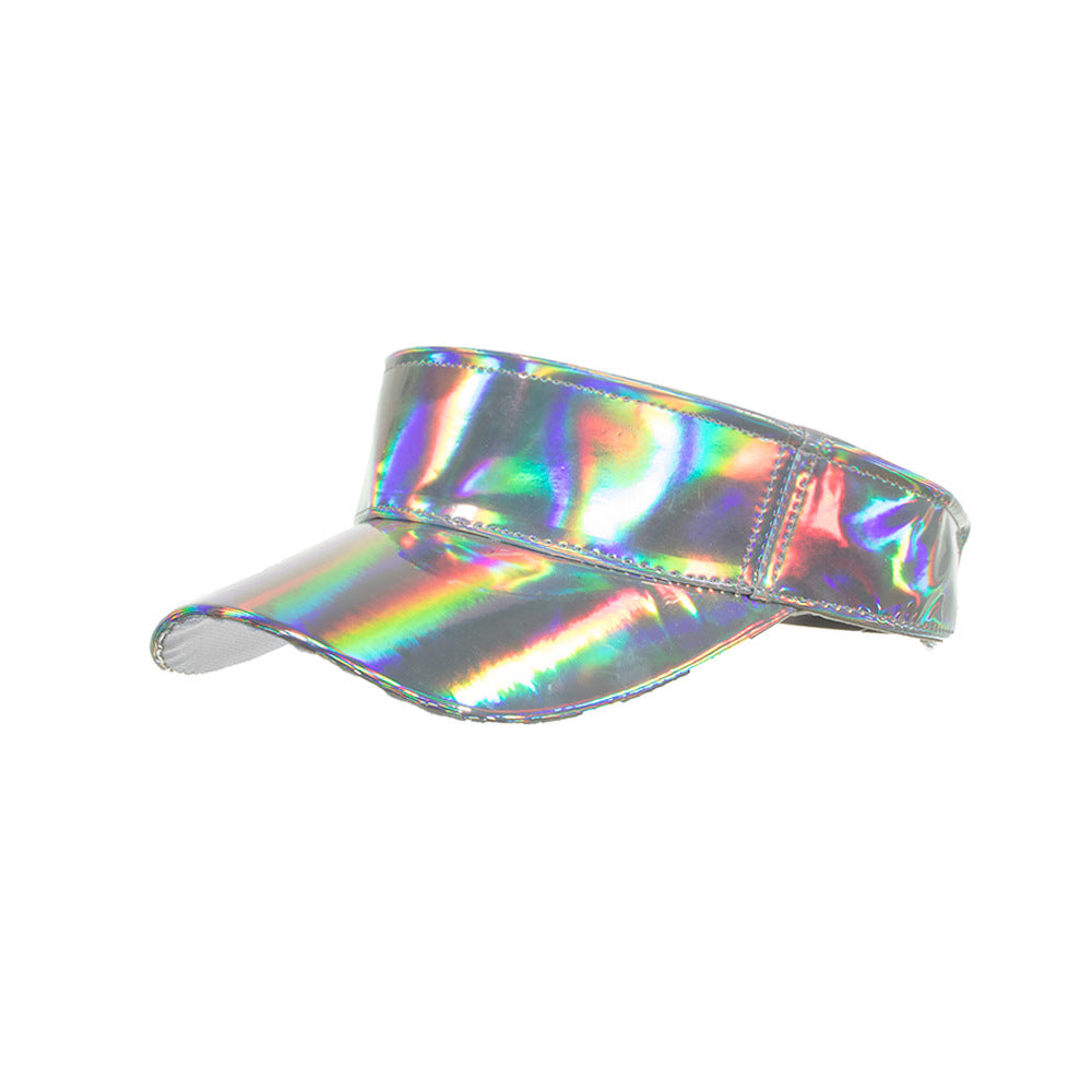 PU Laser Y2K Empty Top Hat Sun Hat