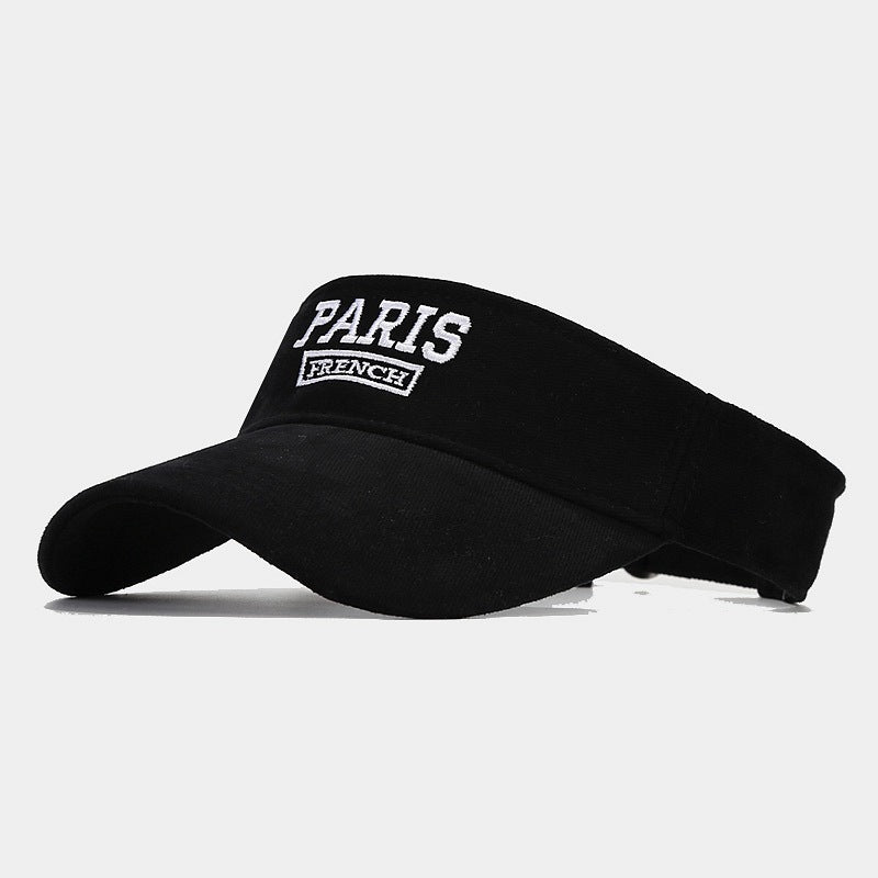 PARIS Letter Embroidery Top Hat All-Match Baseball Cap