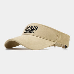 PARIS Letter Embroidery Top Hat All-Match Baseball Cap