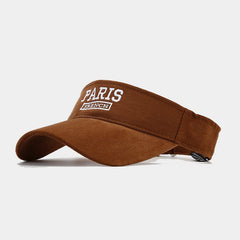 PARIS Letter Embroidery Top Hat All-Match Baseball Cap