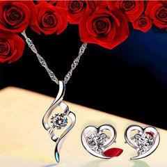 Stylish Jewelry Set for Women with Unique Earrings & Necklace